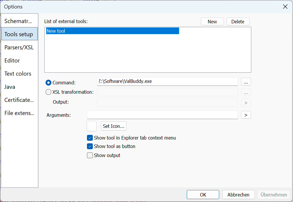 Custom user tools product screenshot