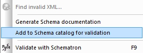 XML validator usage product screenshot