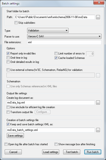 Transforming the batch output product screenshot