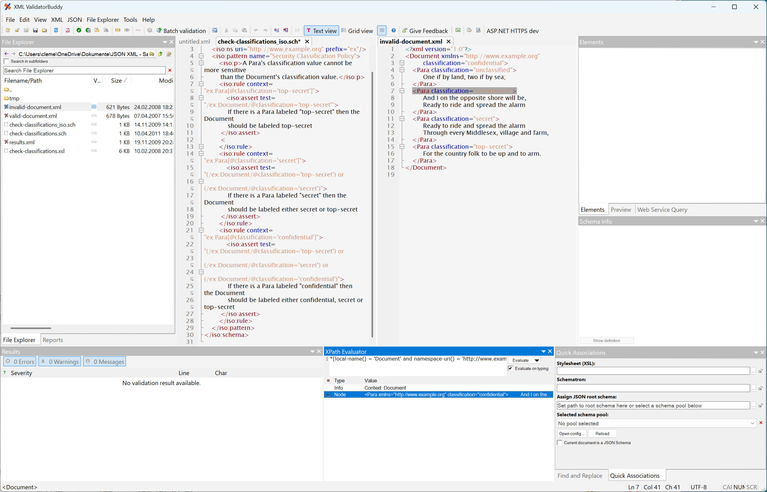 XPath expression for current context