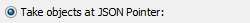 2. Take objects at JSON pointer